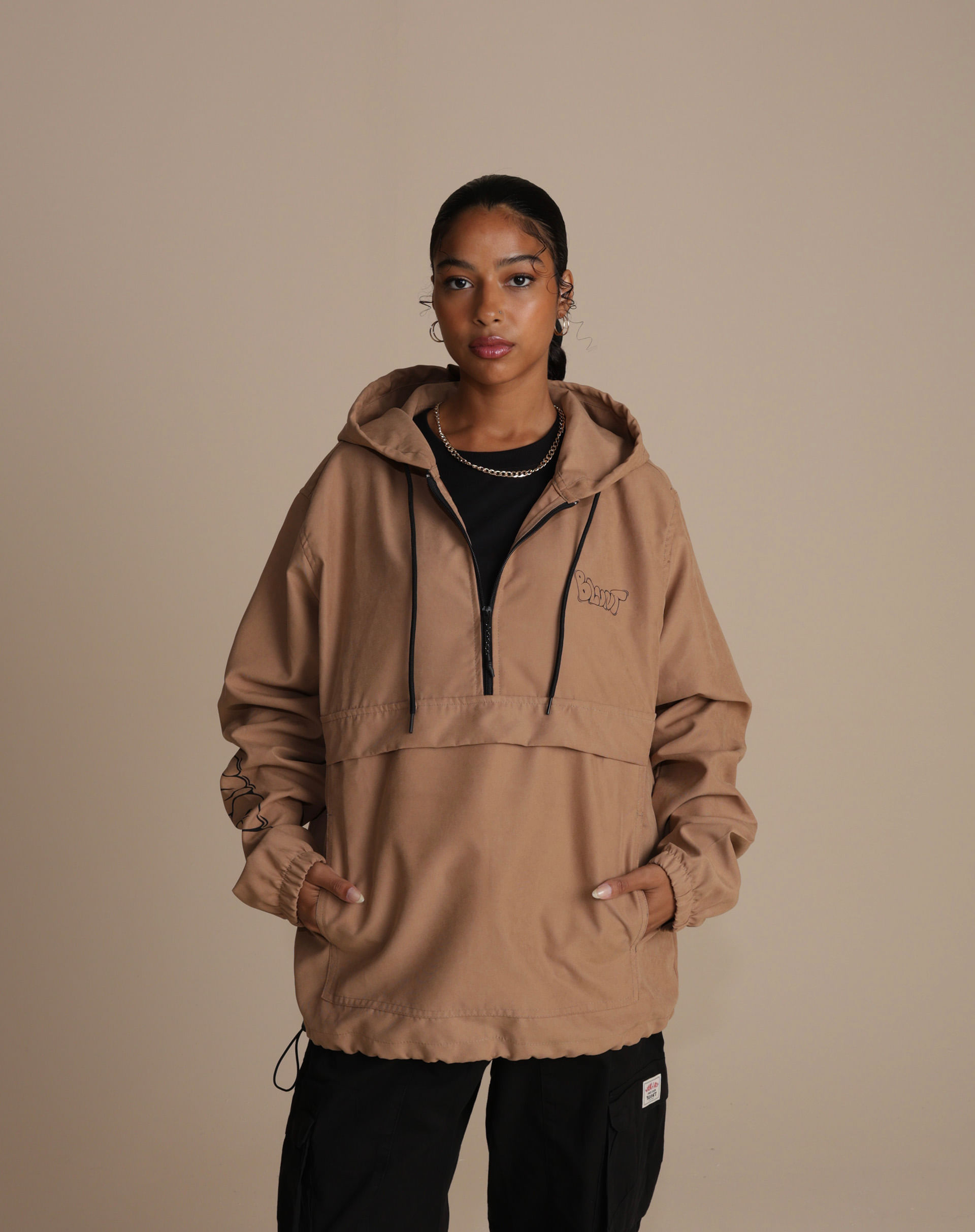 kolor 25SS 25SCM-G02104 ナイロンブルゾン Brown 3 Kolor カラー 25SS Outer ナイロンジャケット 2 ブラウン : unstitch